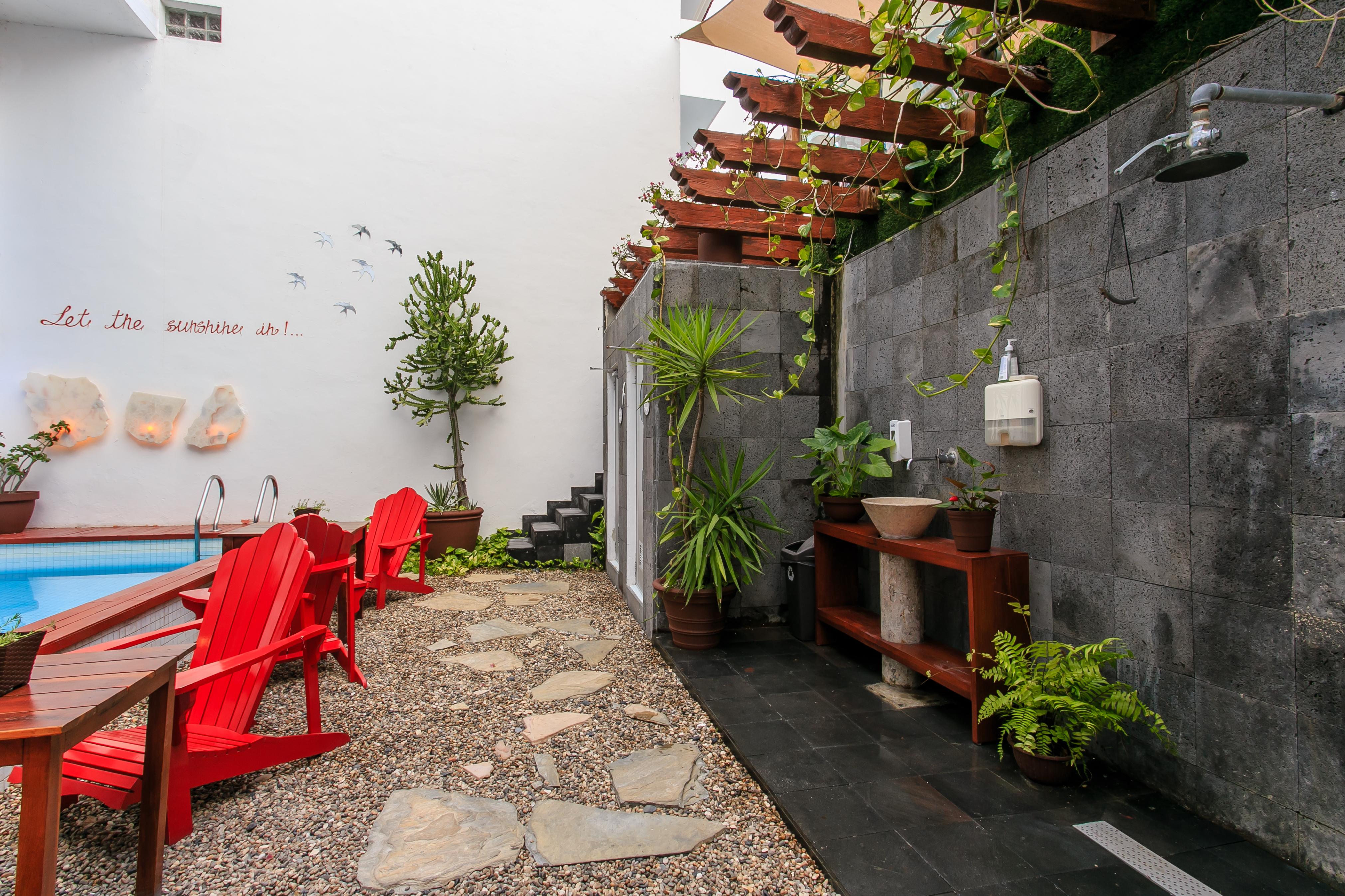 Casa Ticul Hotel Boutique - 5Th Ave (Adults Only) Playa del Carmen Dış mekan fotoğraf Outdoor shower