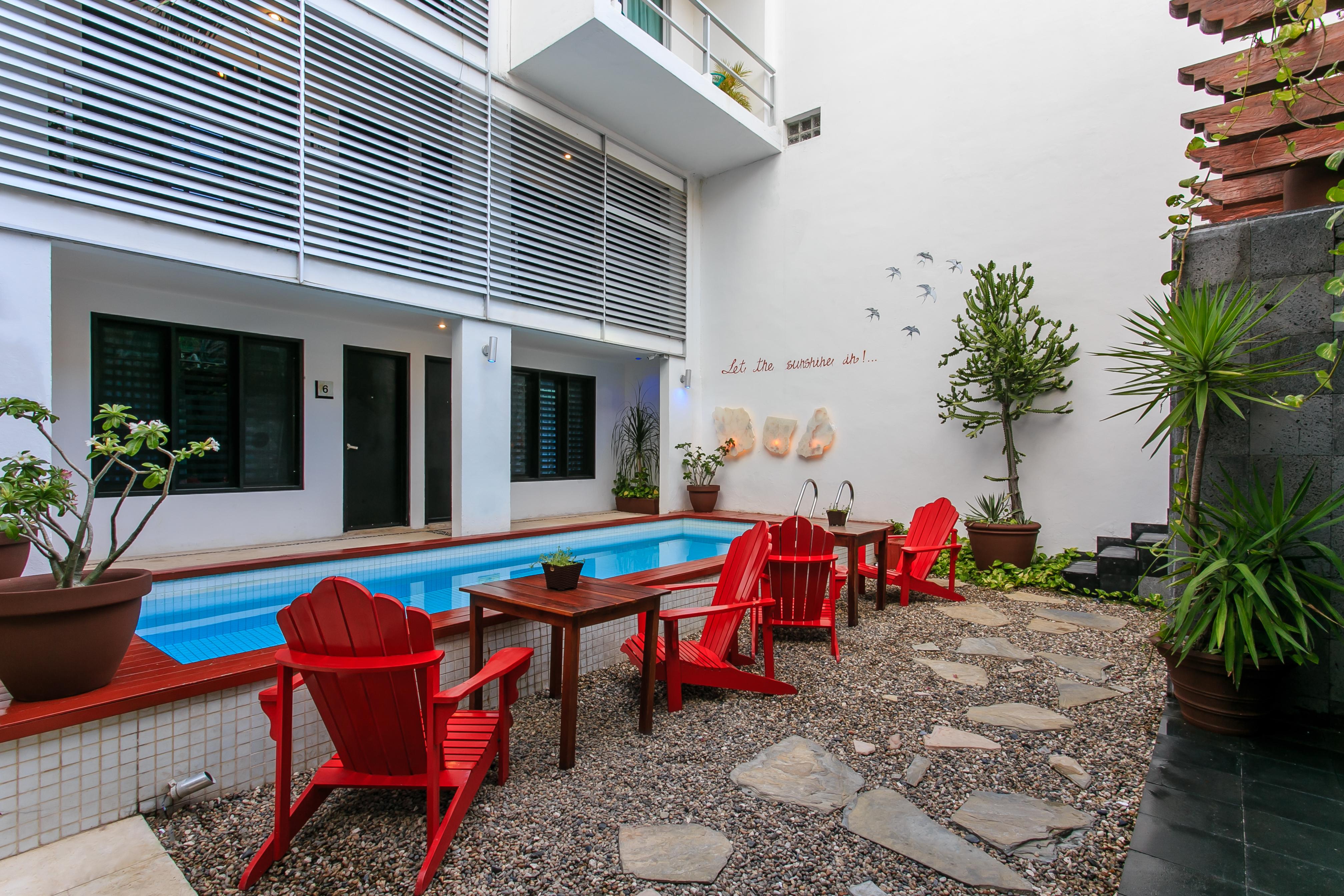 Casa Ticul Hotel Boutique - 5Th Ave (Adults Only) Playa del Carmen Dış mekan fotoğraf The pool at the hotel